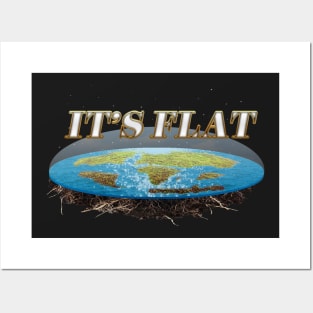 It's Flat Posters and Art